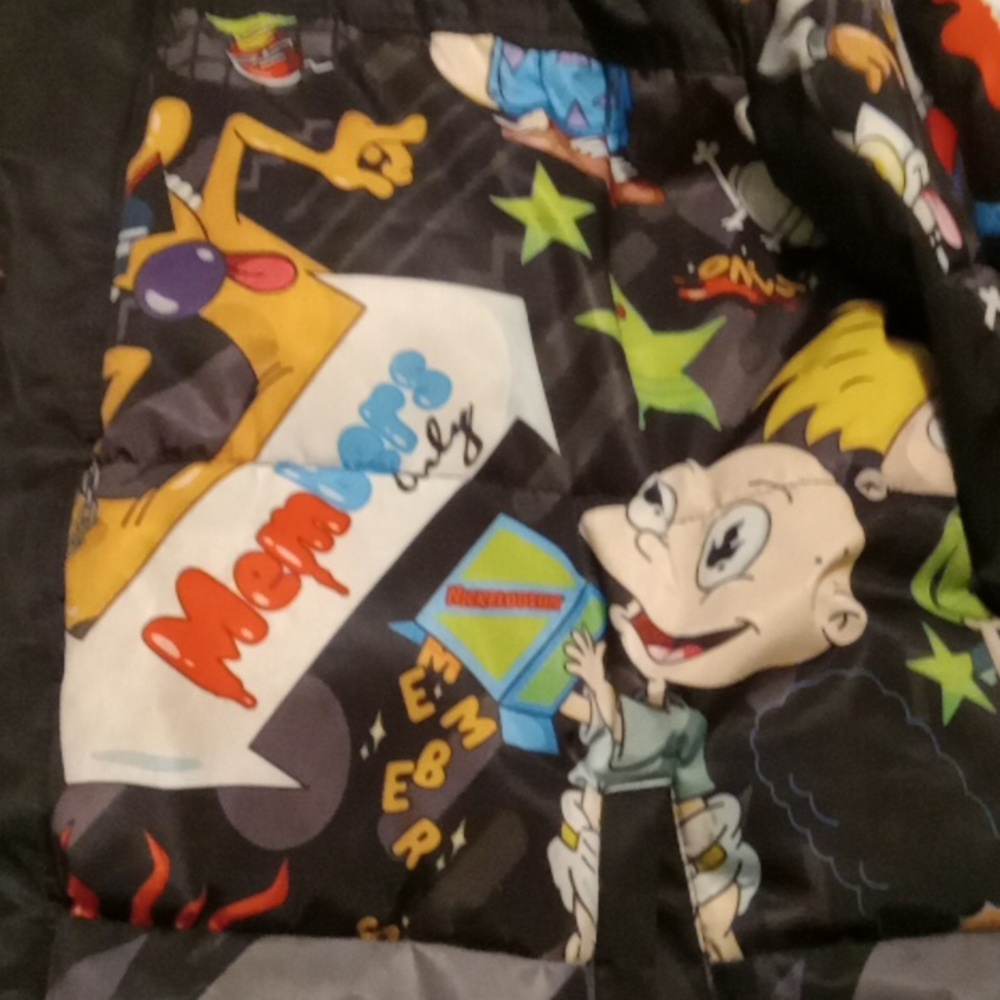 Members Only Multicolor Graphic Puffer Jacket - Picture 4 of 8